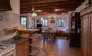 Kitchen and living area